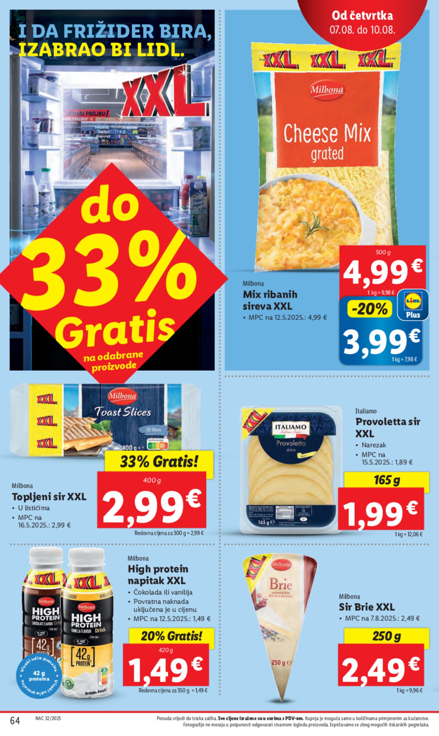 Lidl katalog Super ponuda od ponedjeljka 04.08. - 10.08.2025.