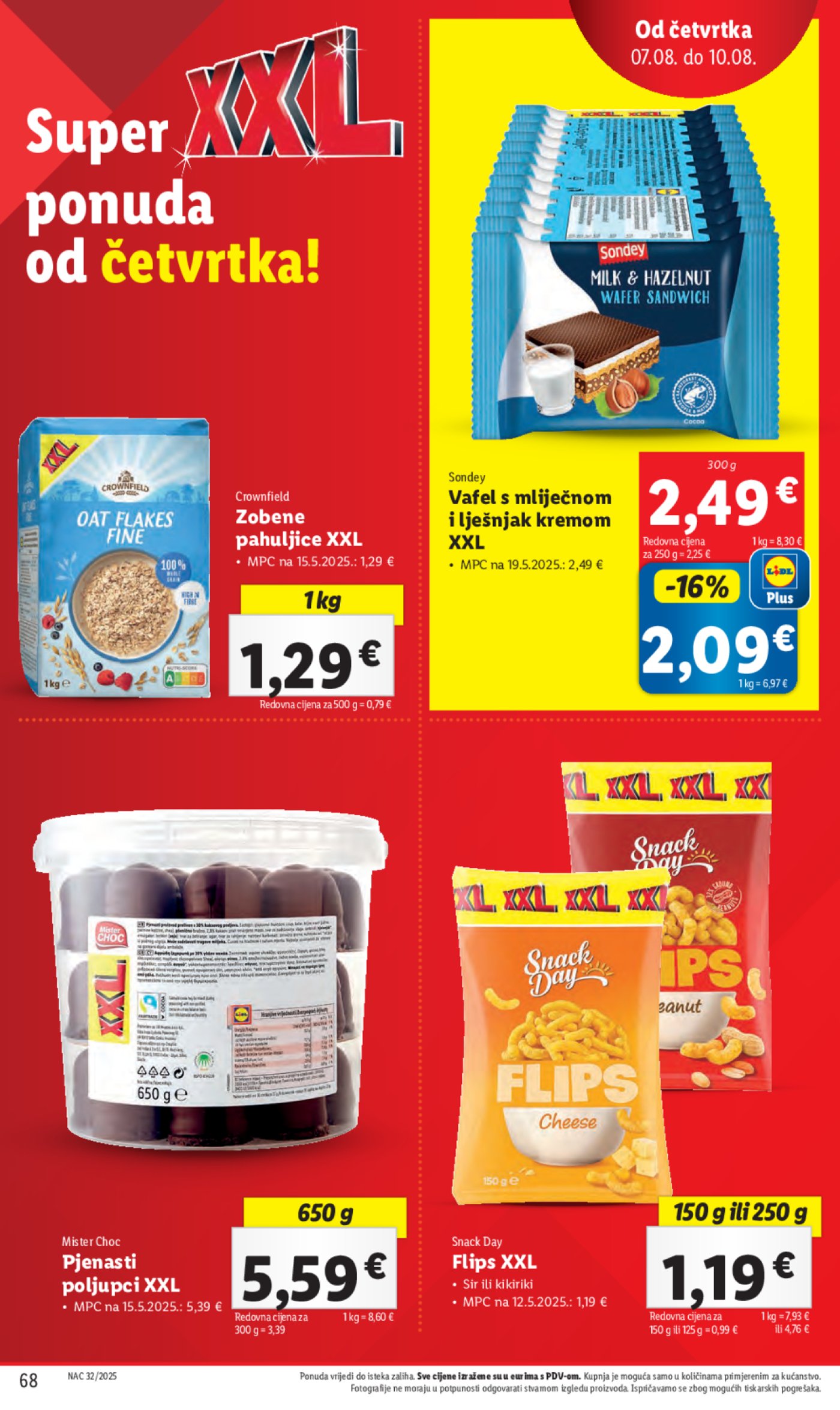 Lidl katalog Super ponuda od ponedjeljka 04.08. - 10.08.2025.