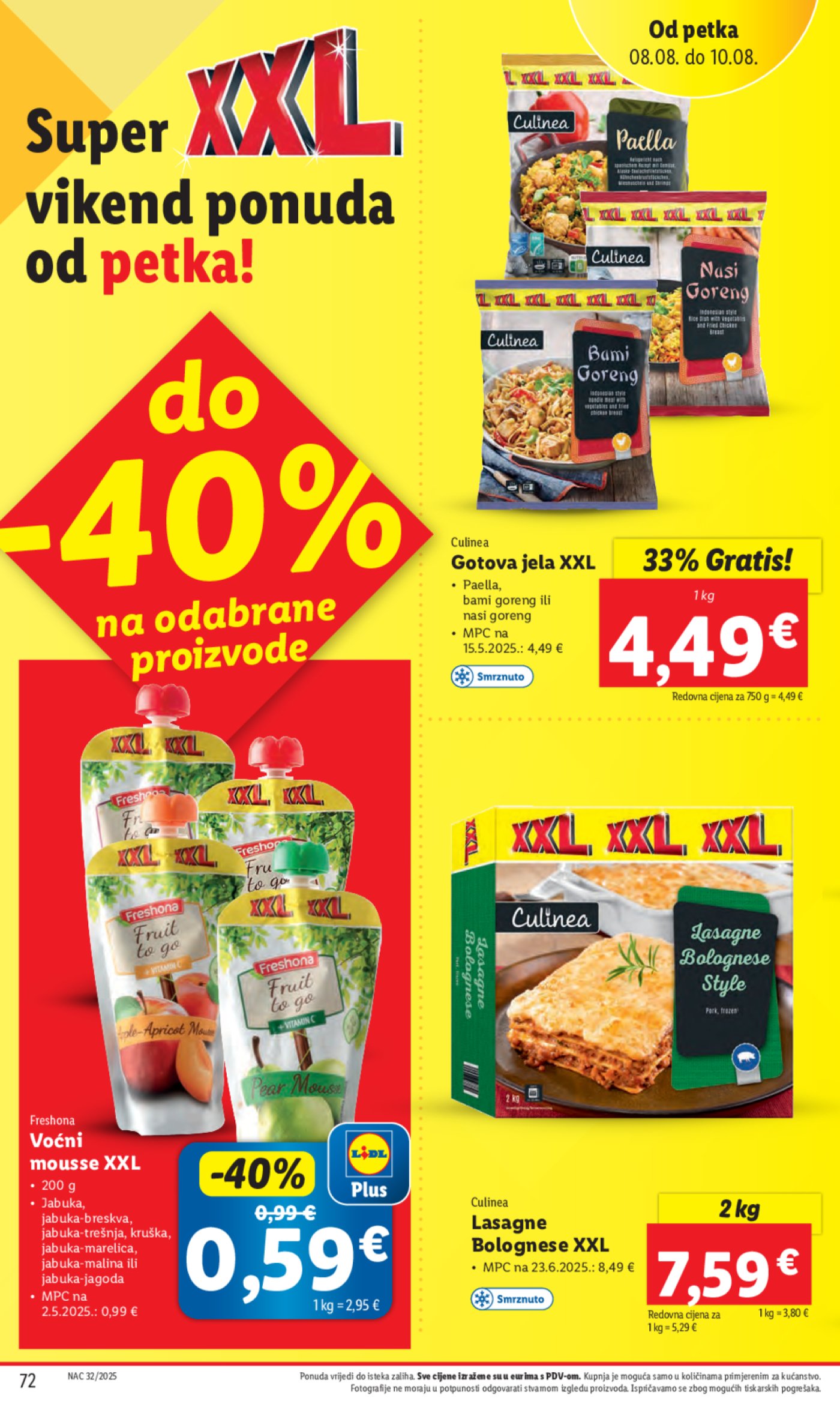 Lidl katalog Super ponuda od ponedjeljka 04.08. - 10.08.2025.