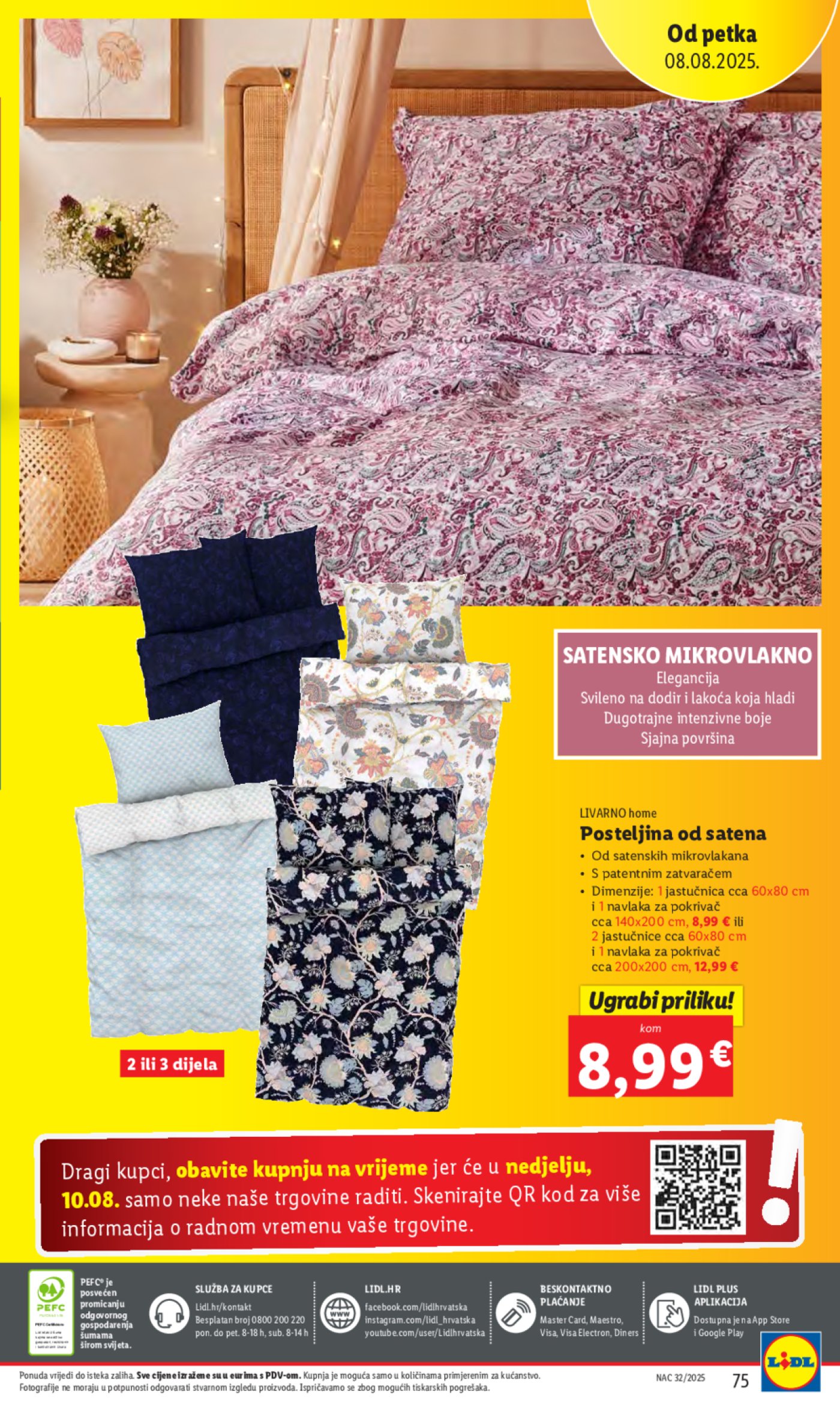 Lidl katalog Super ponuda od ponedjeljka 04.08. - 10.08.2025.
