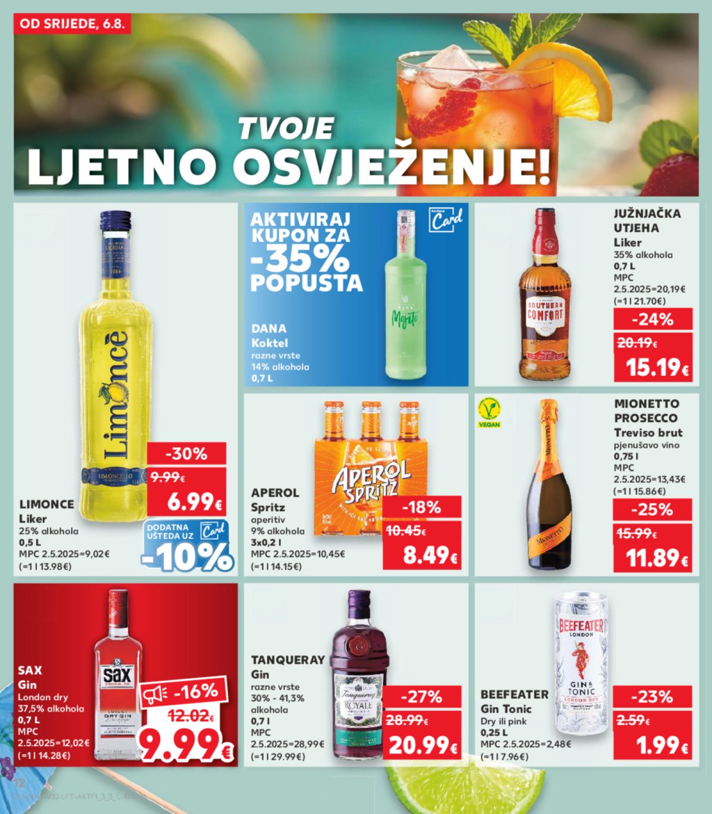 Kaufland katalog Akcija 06.08.-12.08.2025. Odabrane poslovnice