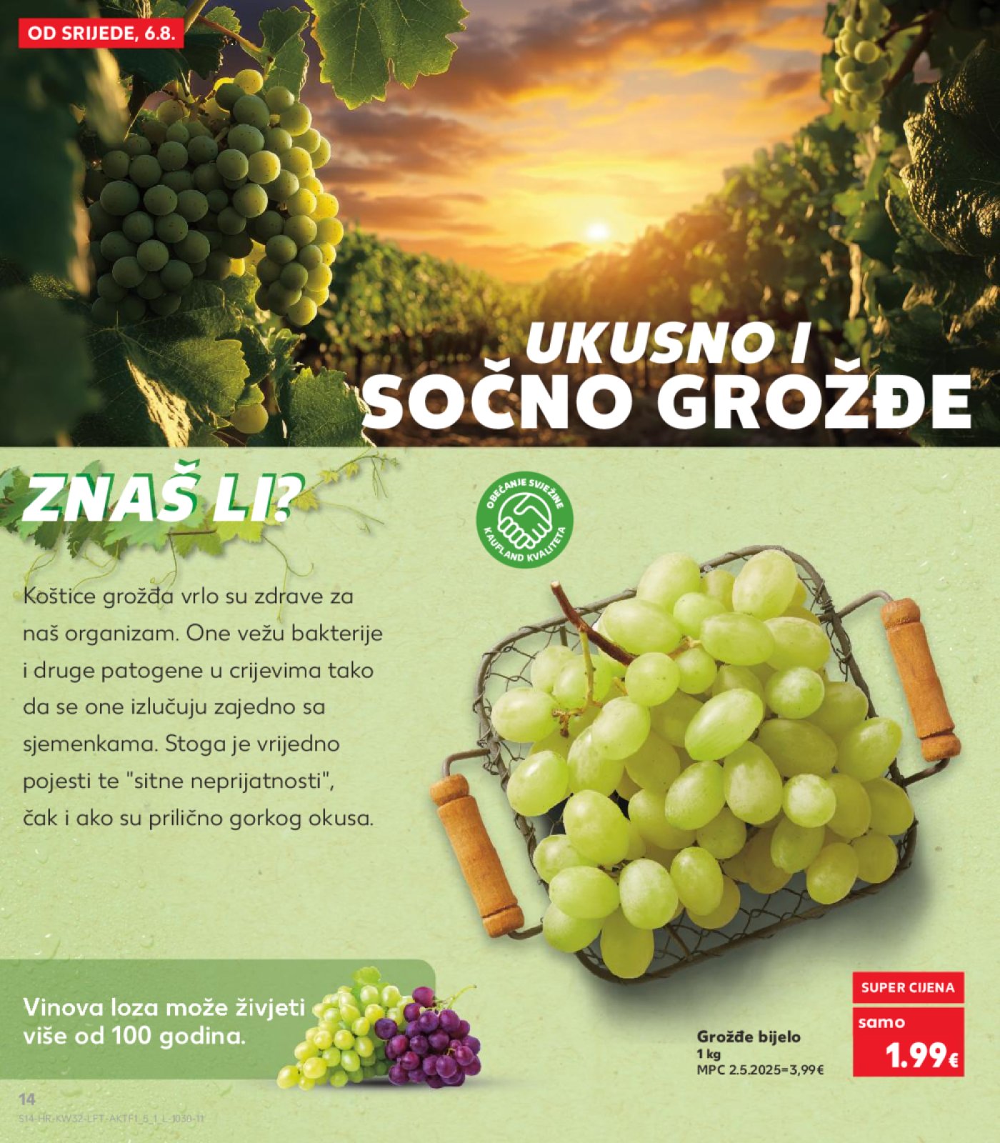 Kaufland katalog Akcija 06.08.-12.08.2025. Odabrane poslovnice