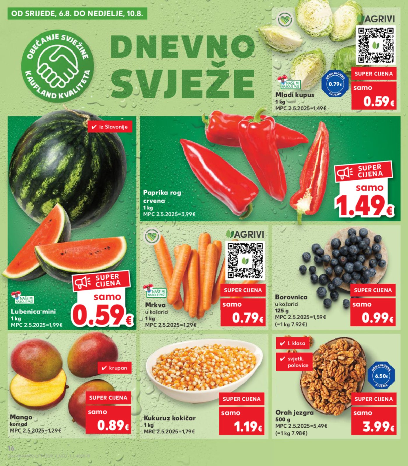 Kaufland katalog Akcija 06.08.-12.08.2025. Odabrane poslovnice