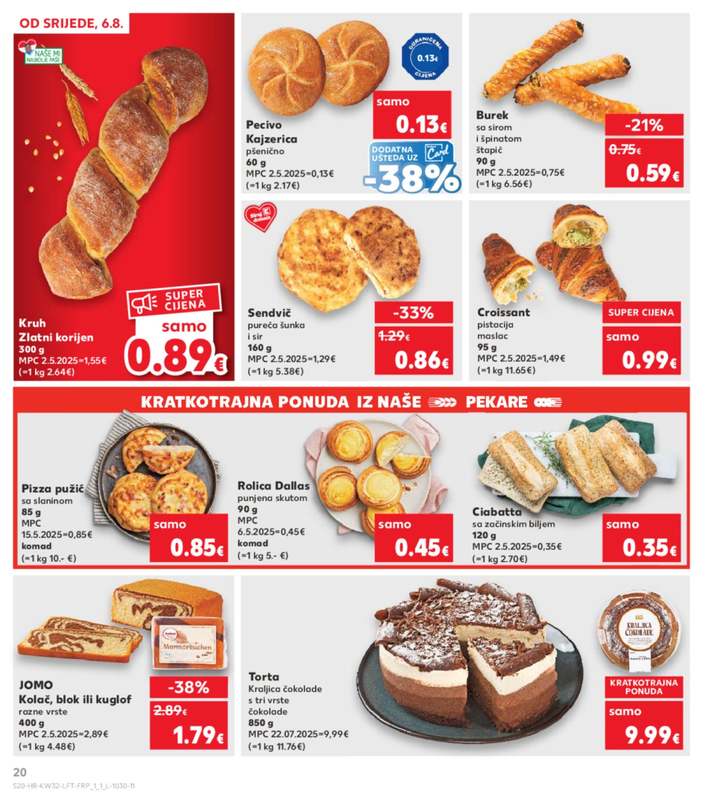 Kaufland katalog Akcija 06.08.-12.08.2025. Odabrane poslovnice