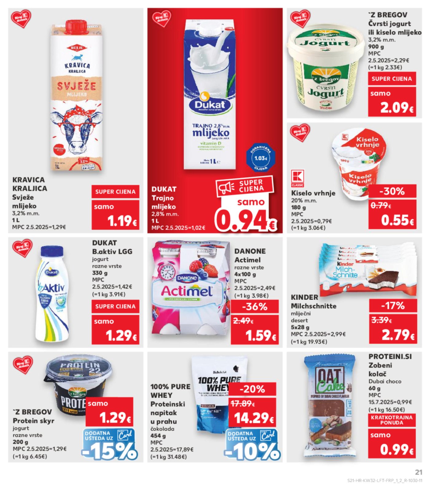 Kaufland katalog Akcija 06.08.-12.08.2025. Odabrane poslovnice
