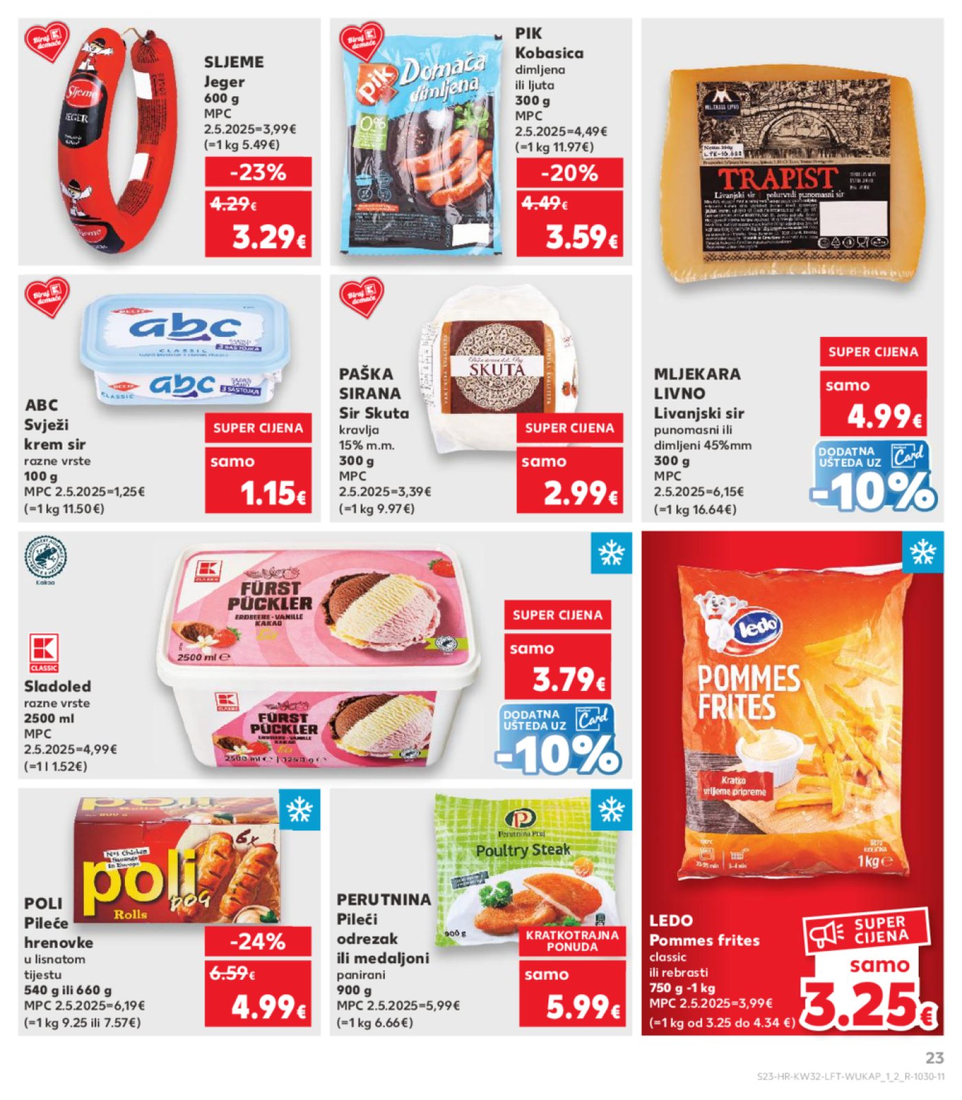 Kaufland katalog Akcija 06.08.-12.08.2025. Odabrane poslovnice