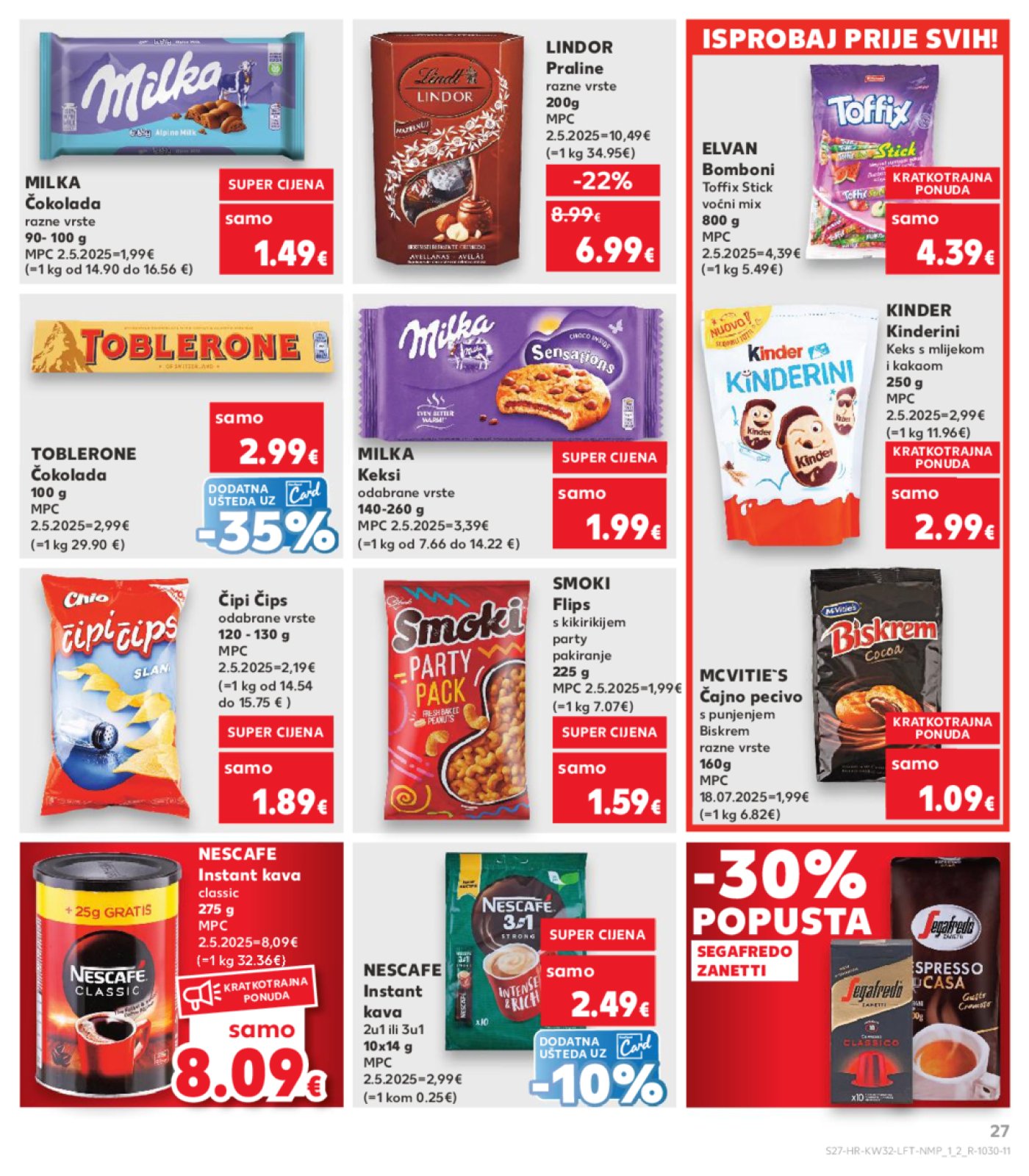 Kaufland katalog Akcija 06.08.-12.08.2025. Odabrane poslovnice
