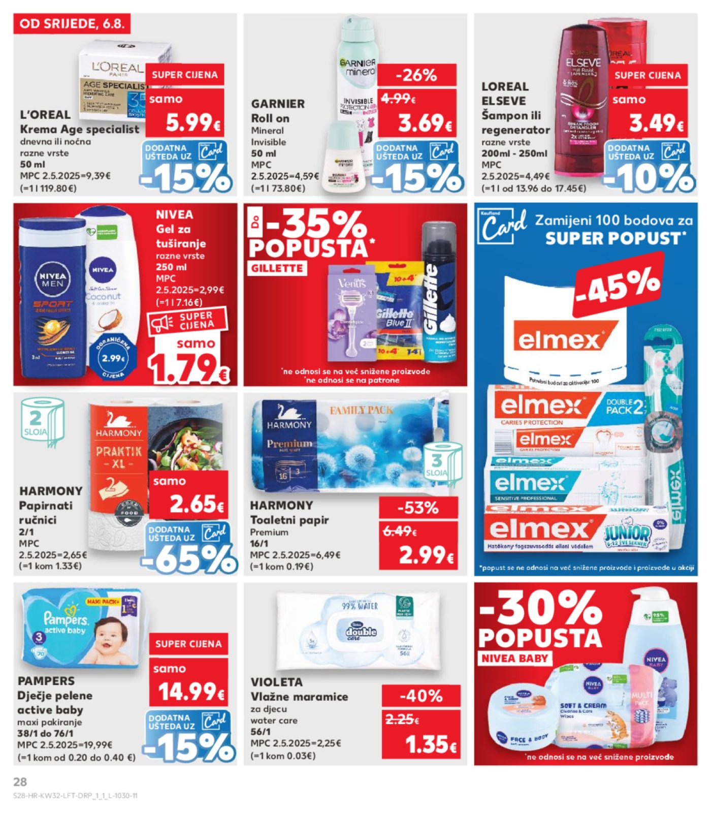 Kaufland katalog Akcija 06.08.-12.08.2025. Odabrane poslovnice