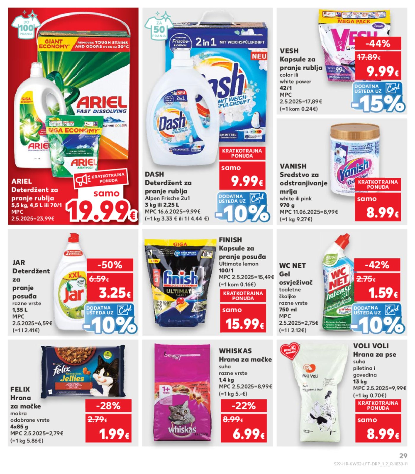 Kaufland katalog Akcija 06.08.-12.08.2025. Odabrane poslovnice