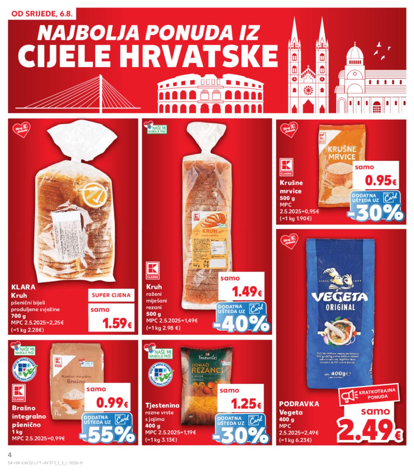 Kaufland katalog Akcija 06.08.-12.08.2025. Odabrane poslovnice
