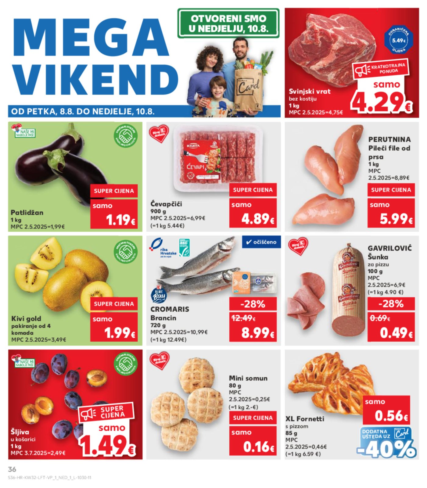 Kaufland katalog Akcija 06.08.-12.08.2025. Odabrane poslovnice
