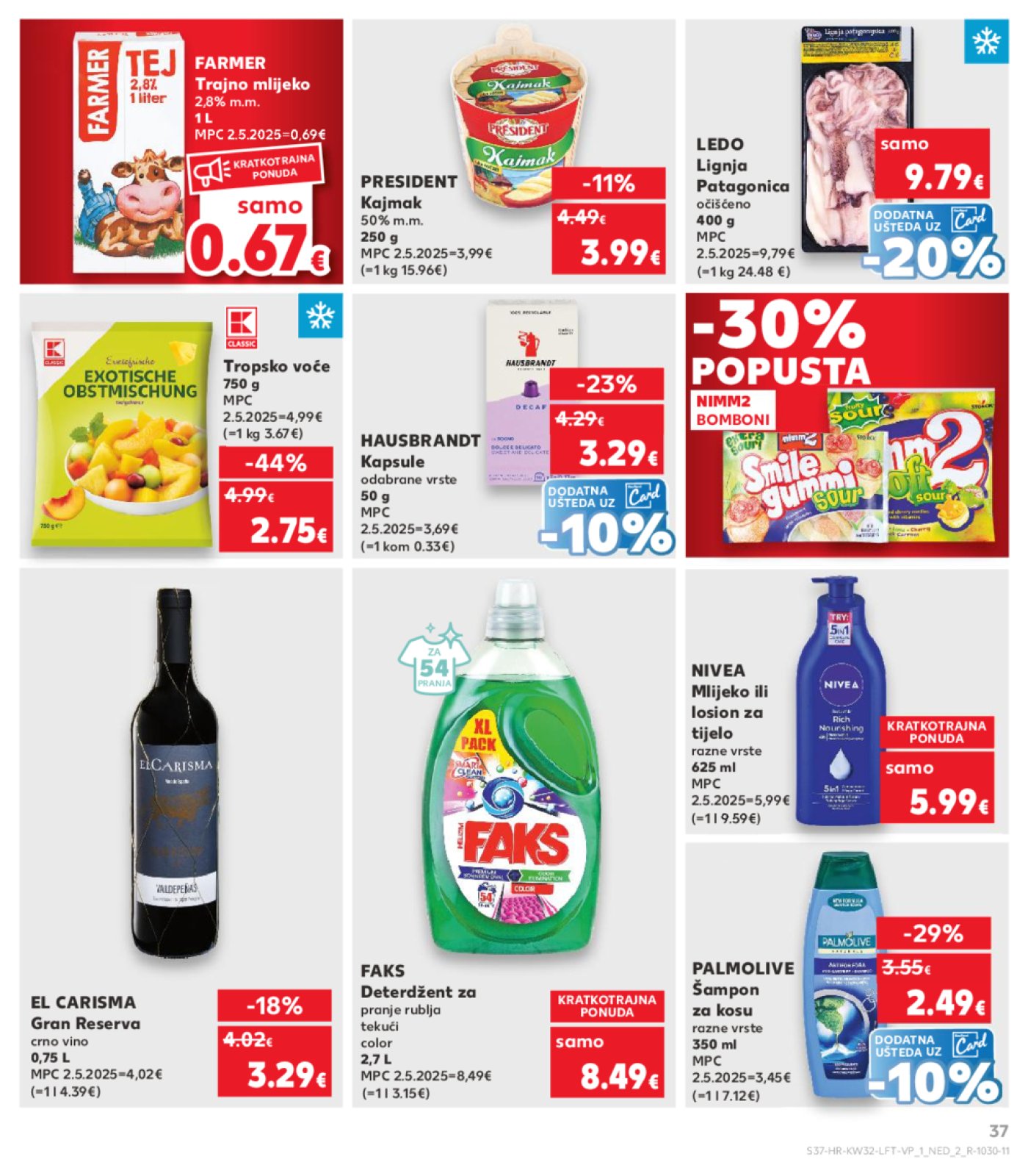 Kaufland katalog Akcija 06.08.-12.08.2025. Odabrane poslovnice