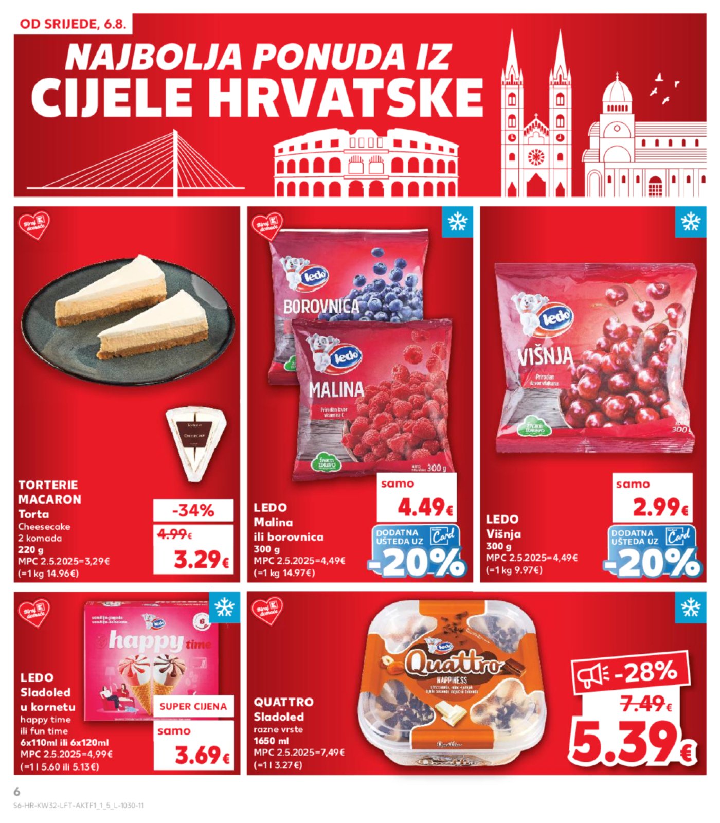 Kaufland katalog Akcija 06.08.-12.08.2025. Odabrane poslovnice