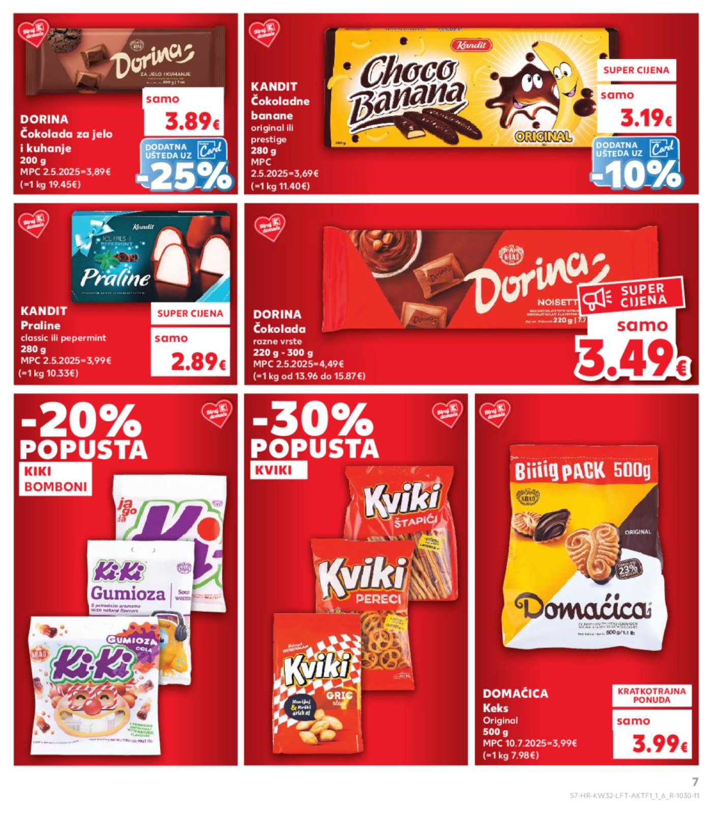 Kaufland katalog Akcija 06.08.-12.08.2025. Odabrane poslovnice