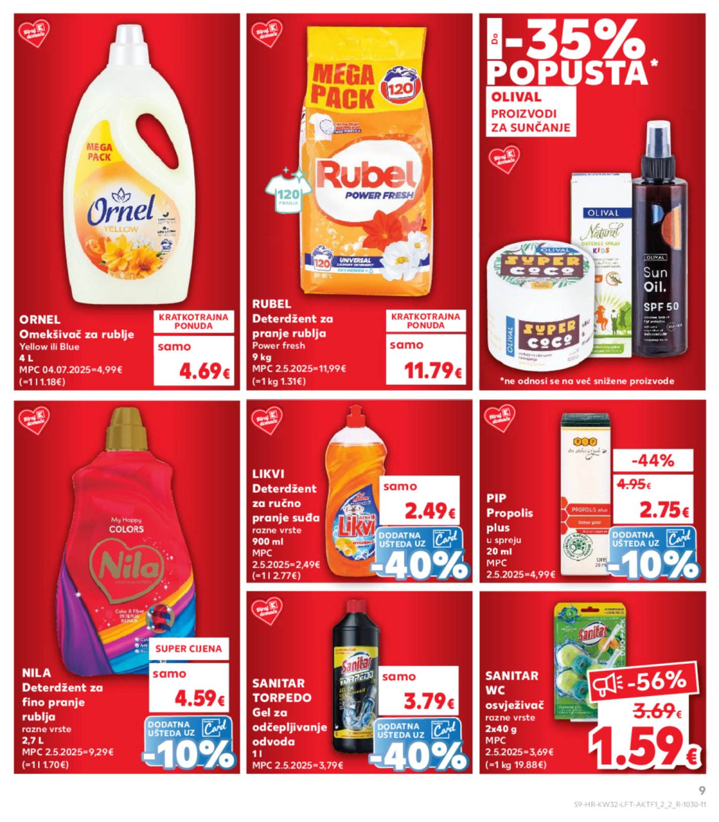 Kaufland katalog Akcija 06.08.-12.08.2025. Odabrane poslovnice