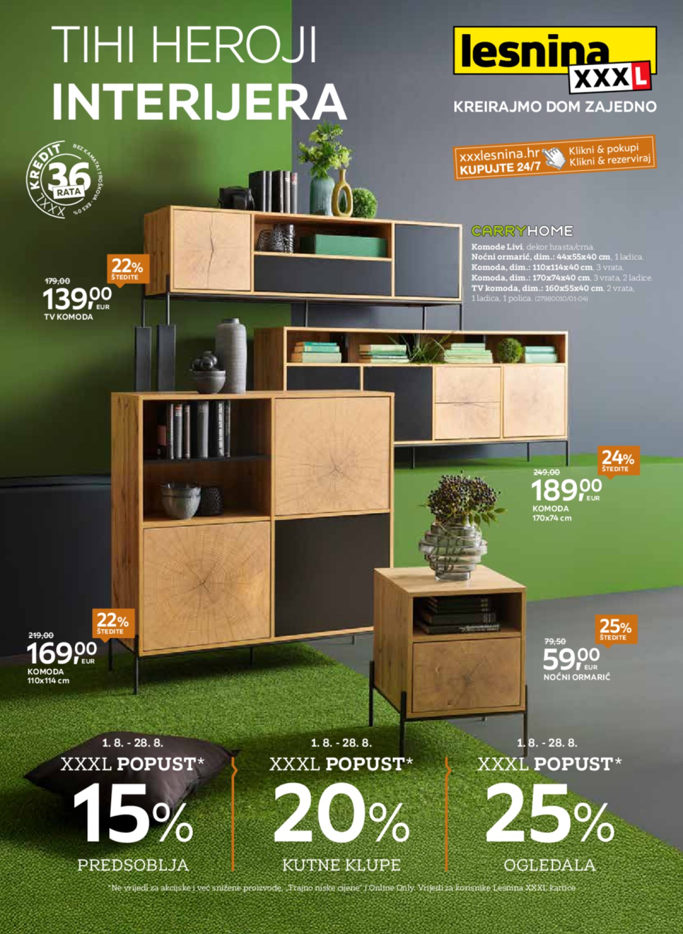 Lesnina katalog Interijer 01.08.-28.08.2025.