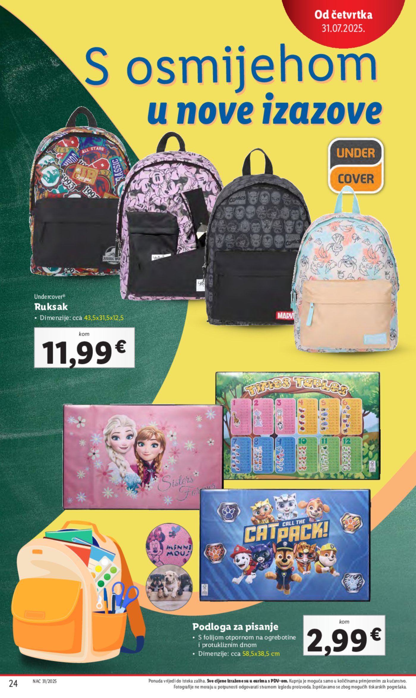 Lidl katalog Super ponuda od četvrtka 31.07. - 03.08.2025.