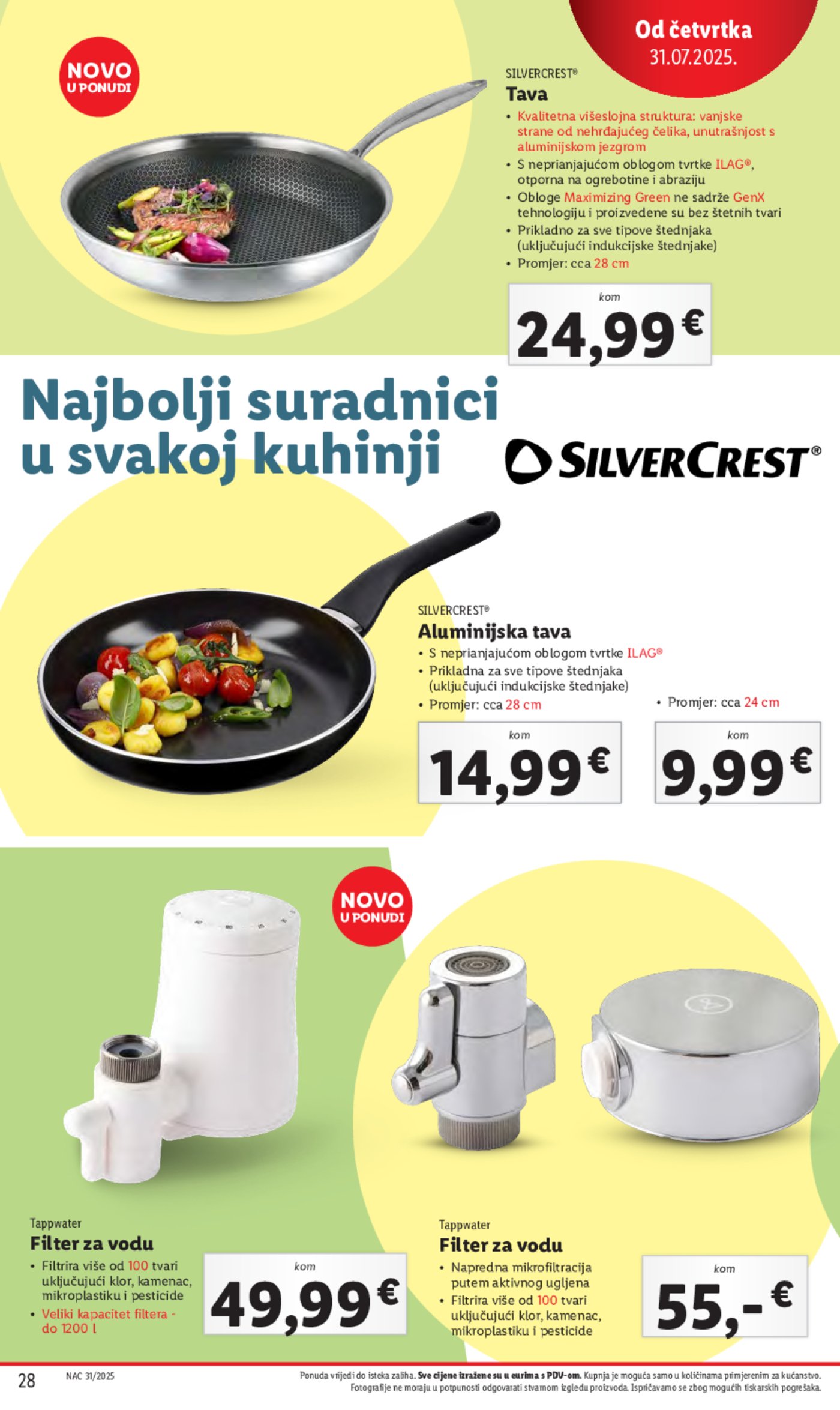 Lidl katalog Super ponuda od četvrtka 31.07. - 03.08.2025.