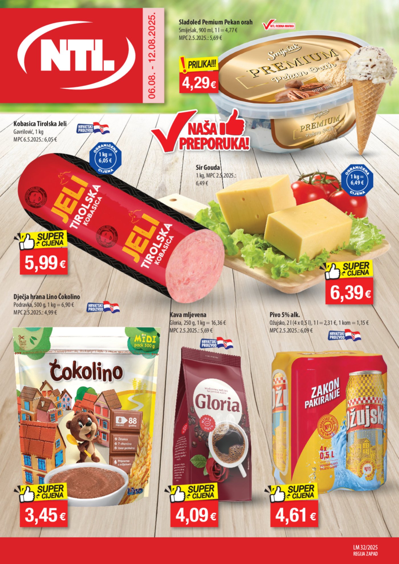 NTL katalog Akcija 06.08.-12.08.2025. Zapad