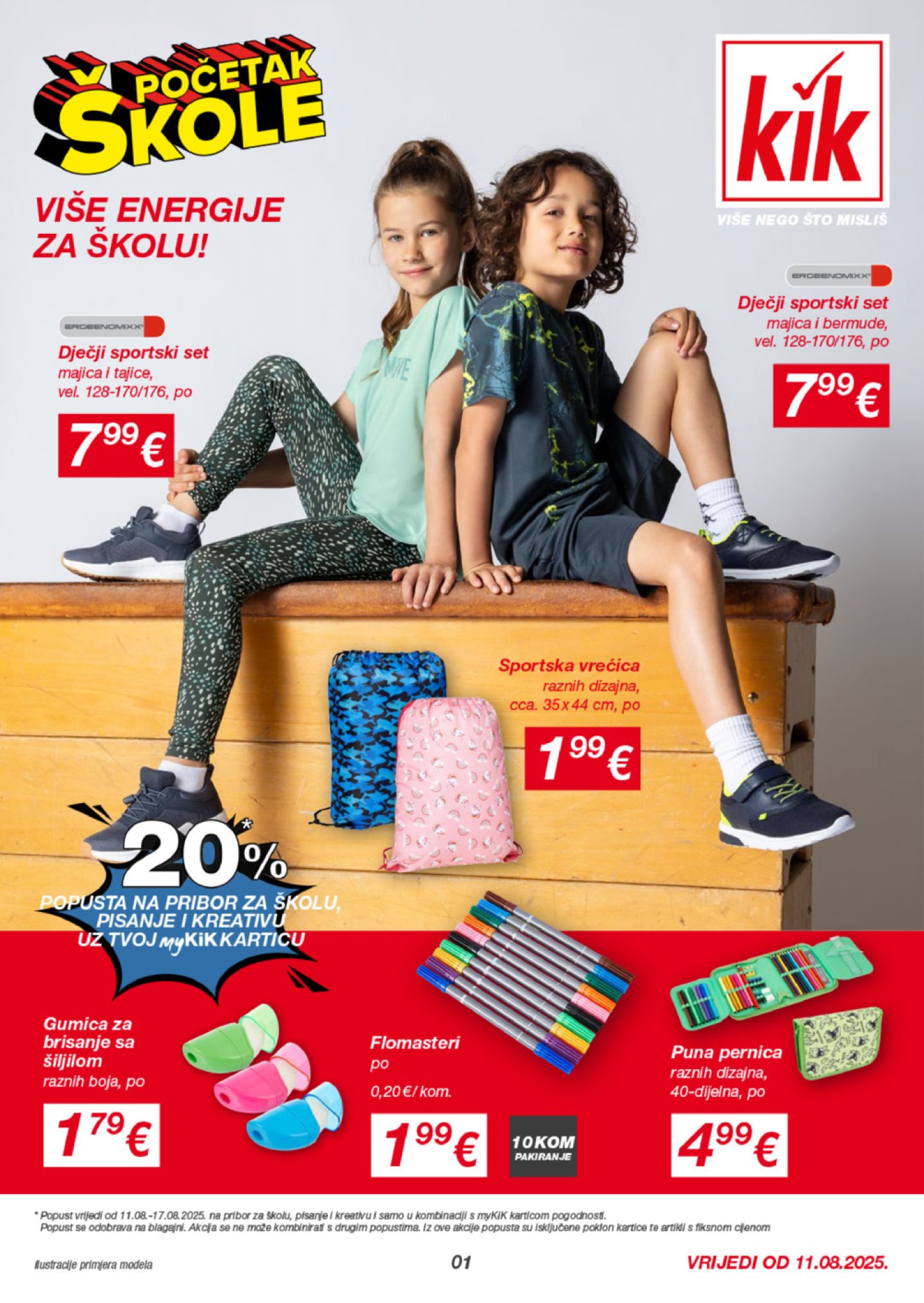 KiK katalog Početak Škole 11.08.-17.08.2025.