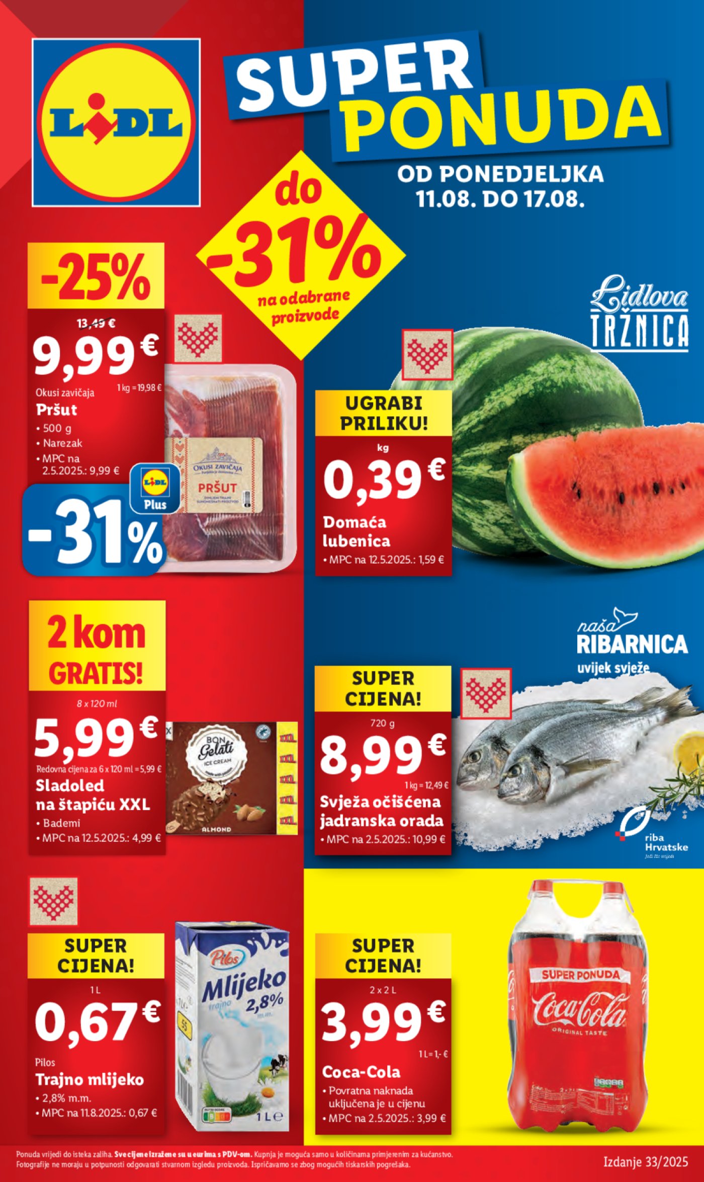 Lidl katalog Super ponuda od ponedjeljka 11.08.-17.08.2025.