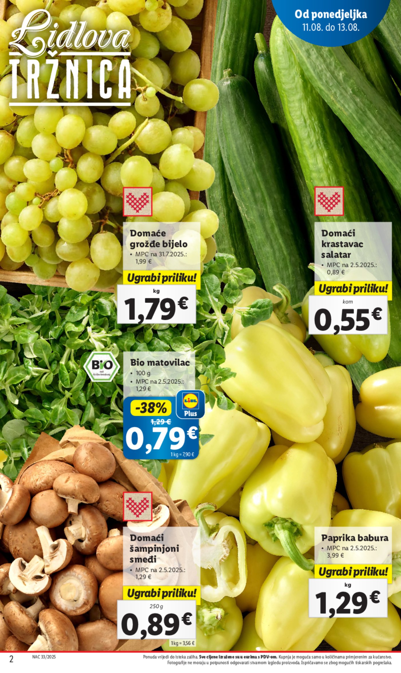 Lidl katalog Super ponuda od ponedjeljka 11.08.-17.08.2025.
