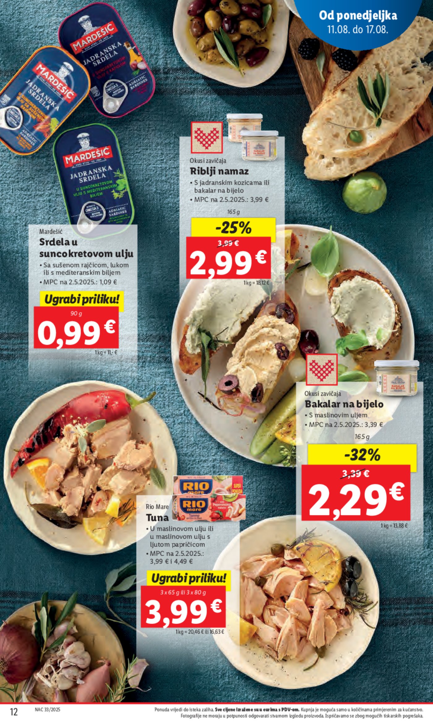 Lidl katalog Super ponuda od ponedjeljka 11.08.-17.08.2025.