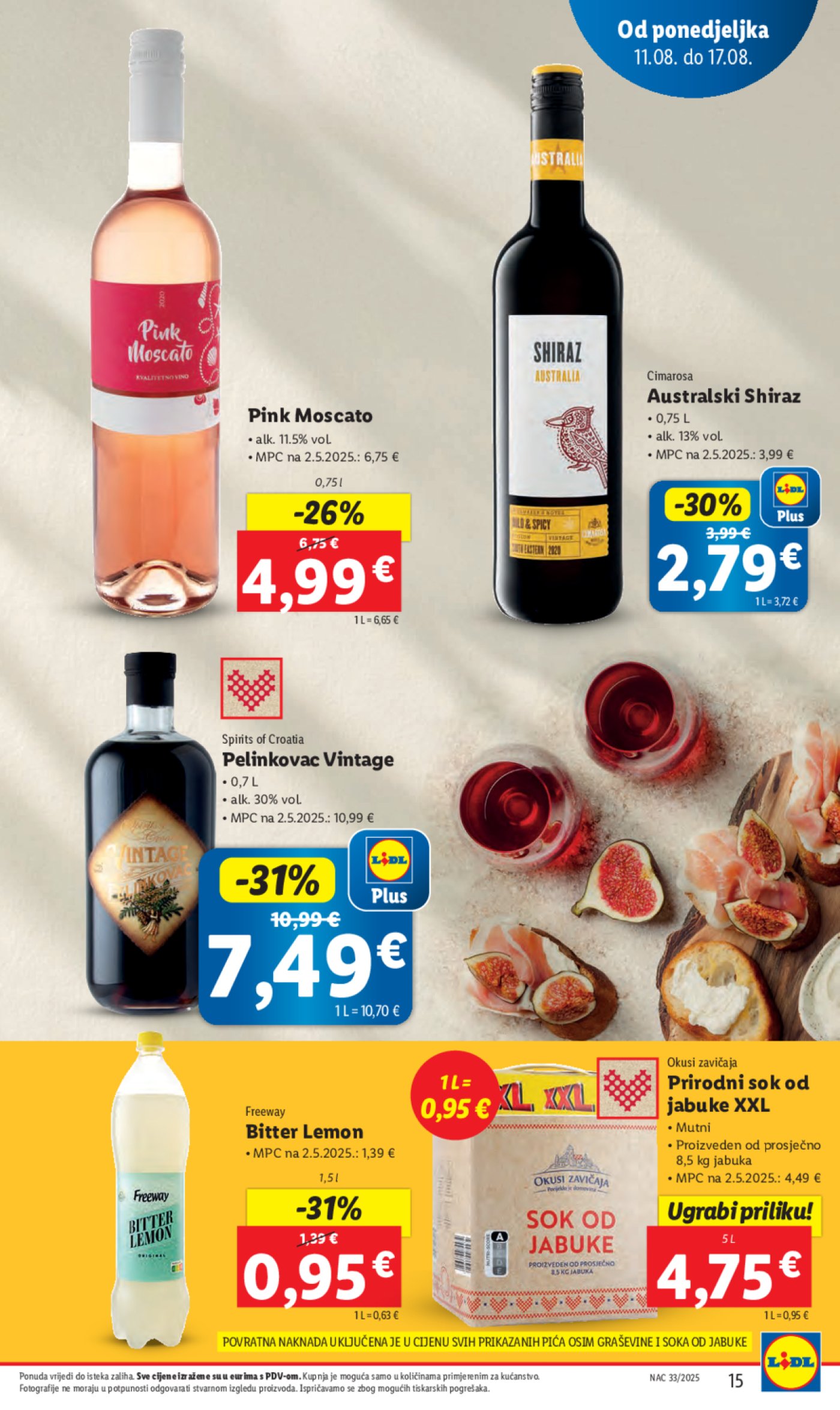 Lidl katalog Super ponuda od ponedjeljka 11.08.-17.08.2025.
