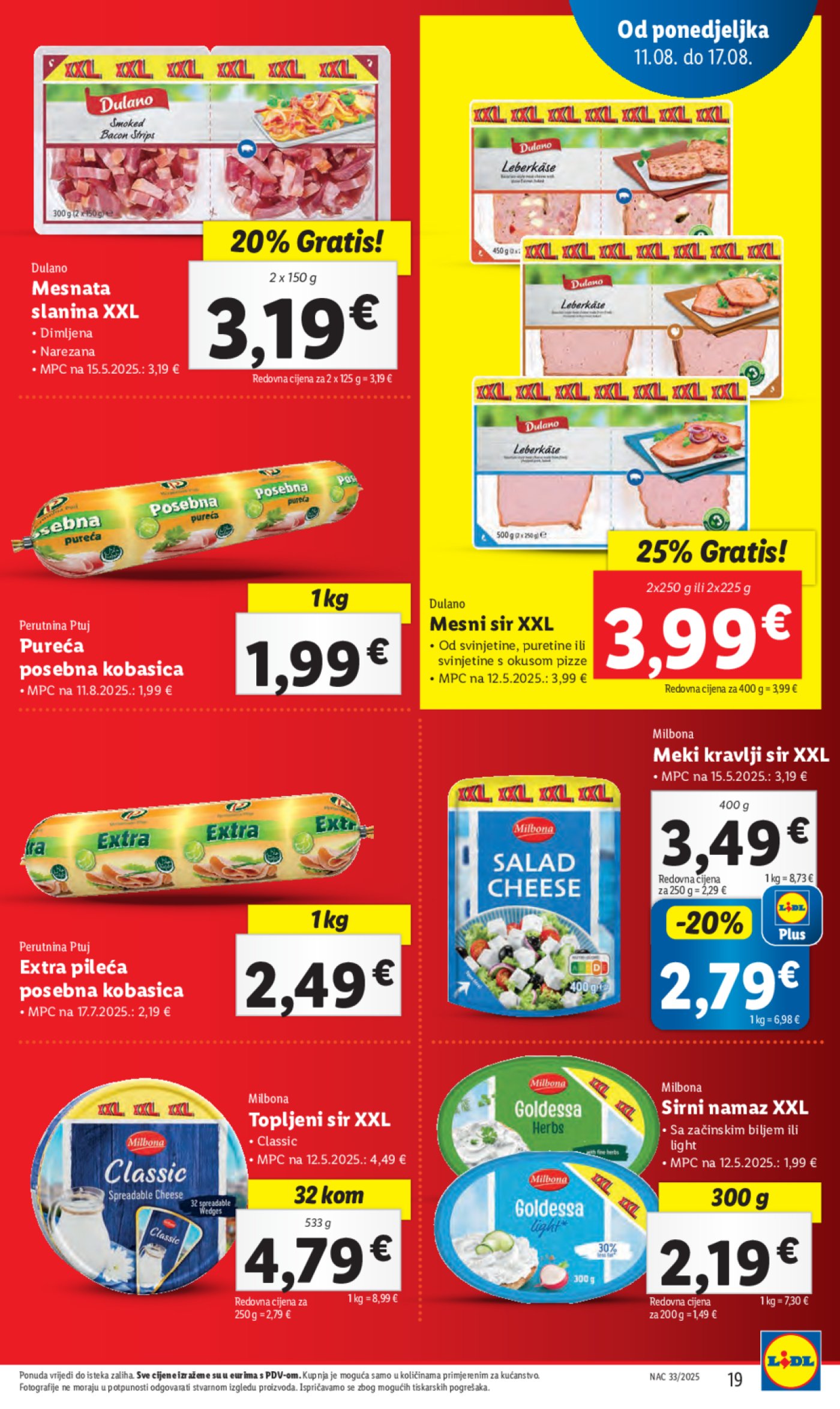 Lidl katalog Super ponuda od ponedjeljka 11.08.-17.08.2025.