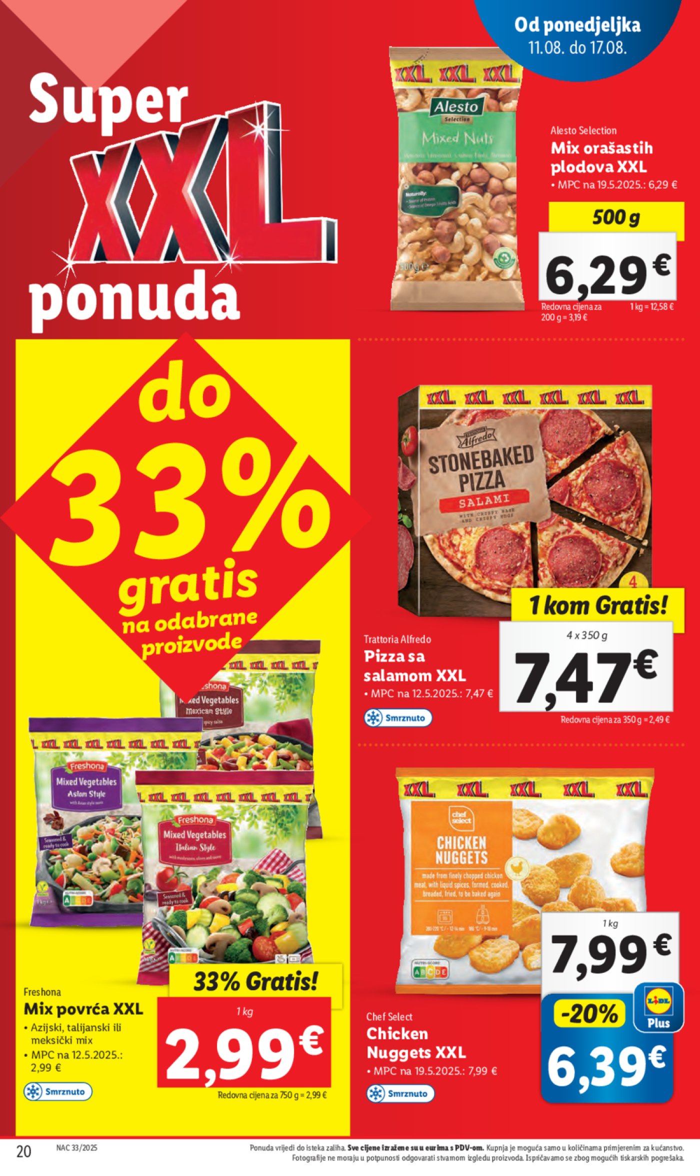 Lidl katalog Super ponuda od ponedjeljka 11.08.-17.08.2025.