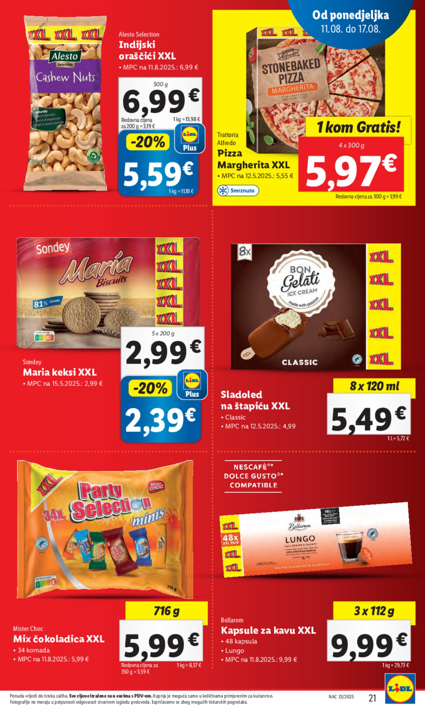 Lidl katalog Super ponuda od ponedjeljka 11.08.-17.08.2025.