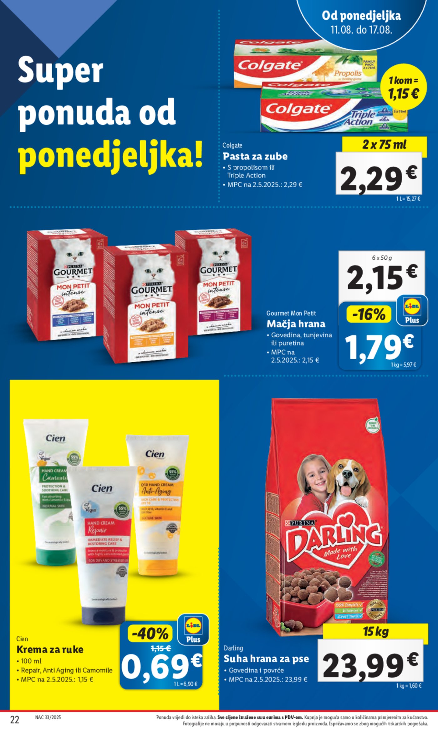 Lidl katalog Super ponuda od ponedjeljka 11.08.-17.08.2025.