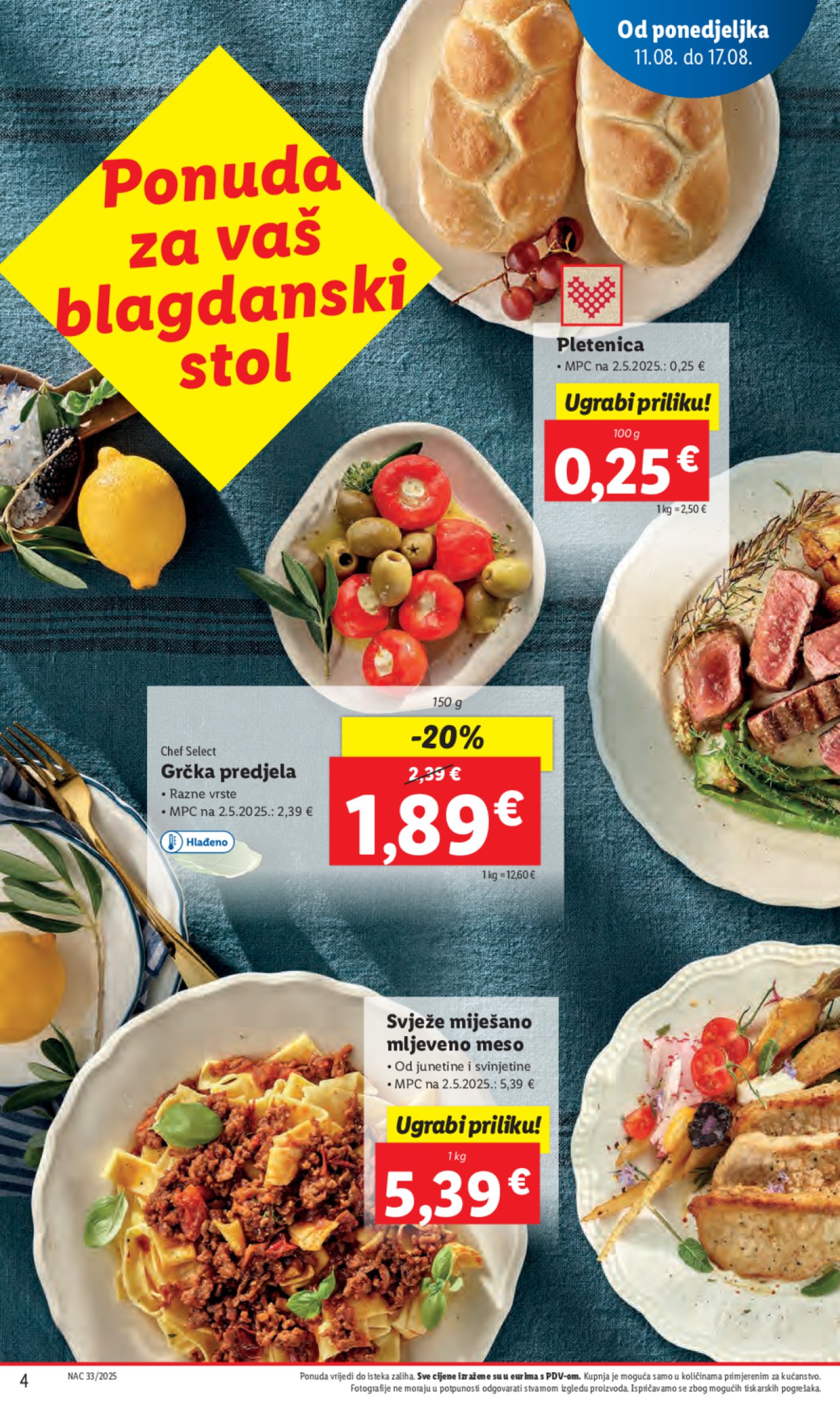 Lidl katalog Super ponuda od ponedjeljka 11.08.-17.08.2025.