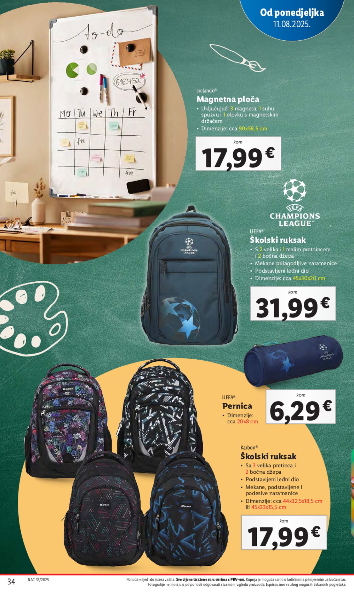 Lidl katalog Super ponuda od ponedjeljka 11.08.-17.08.2025.