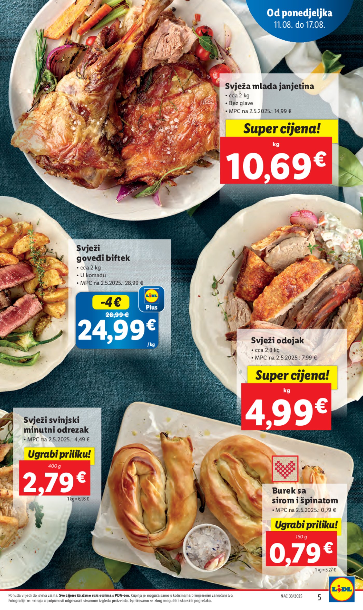 Lidl katalog Super ponuda od ponedjeljka 11.08.-17.08.2025.