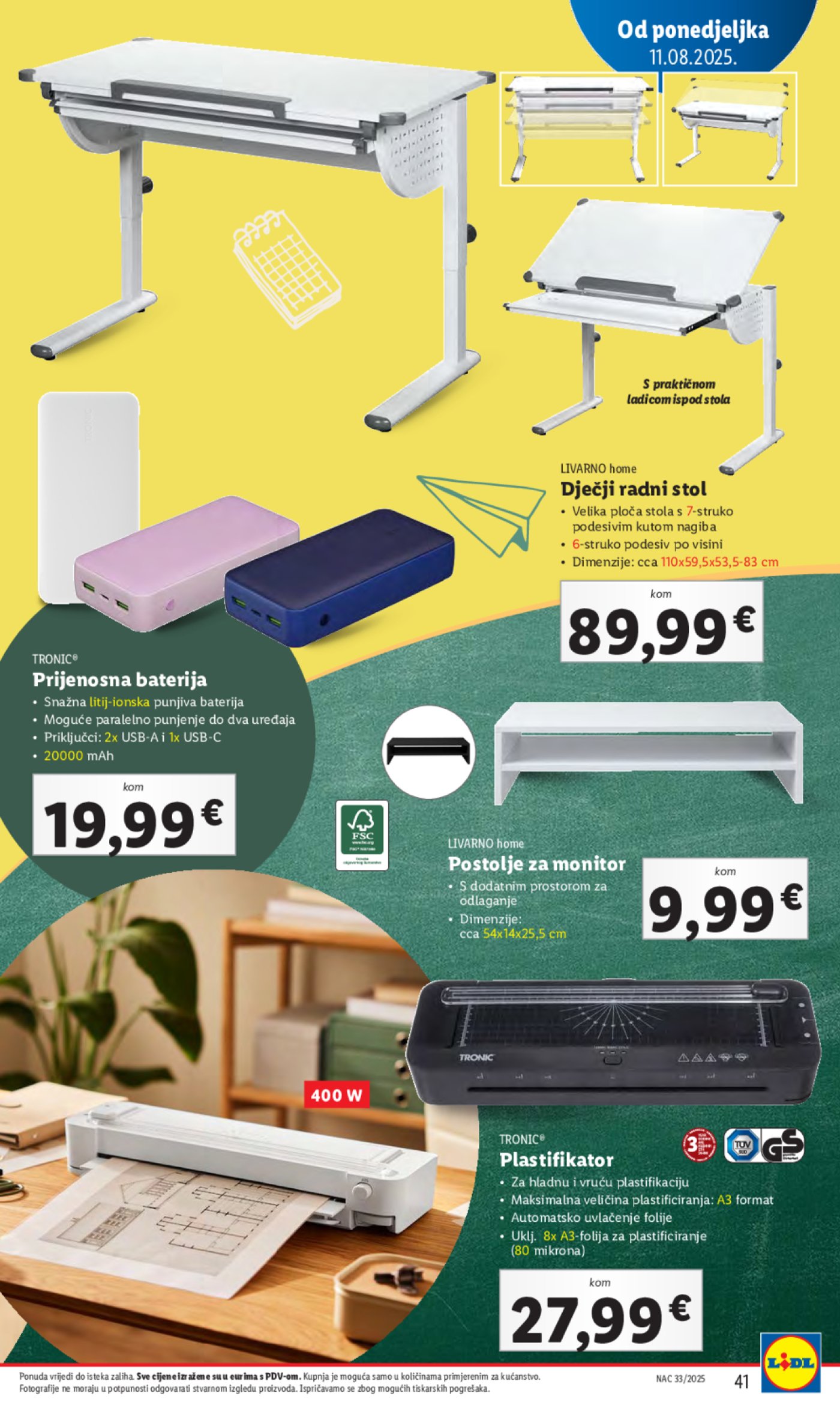 Lidl katalog Super ponuda od ponedjeljka 11.08.-17.08.2025.