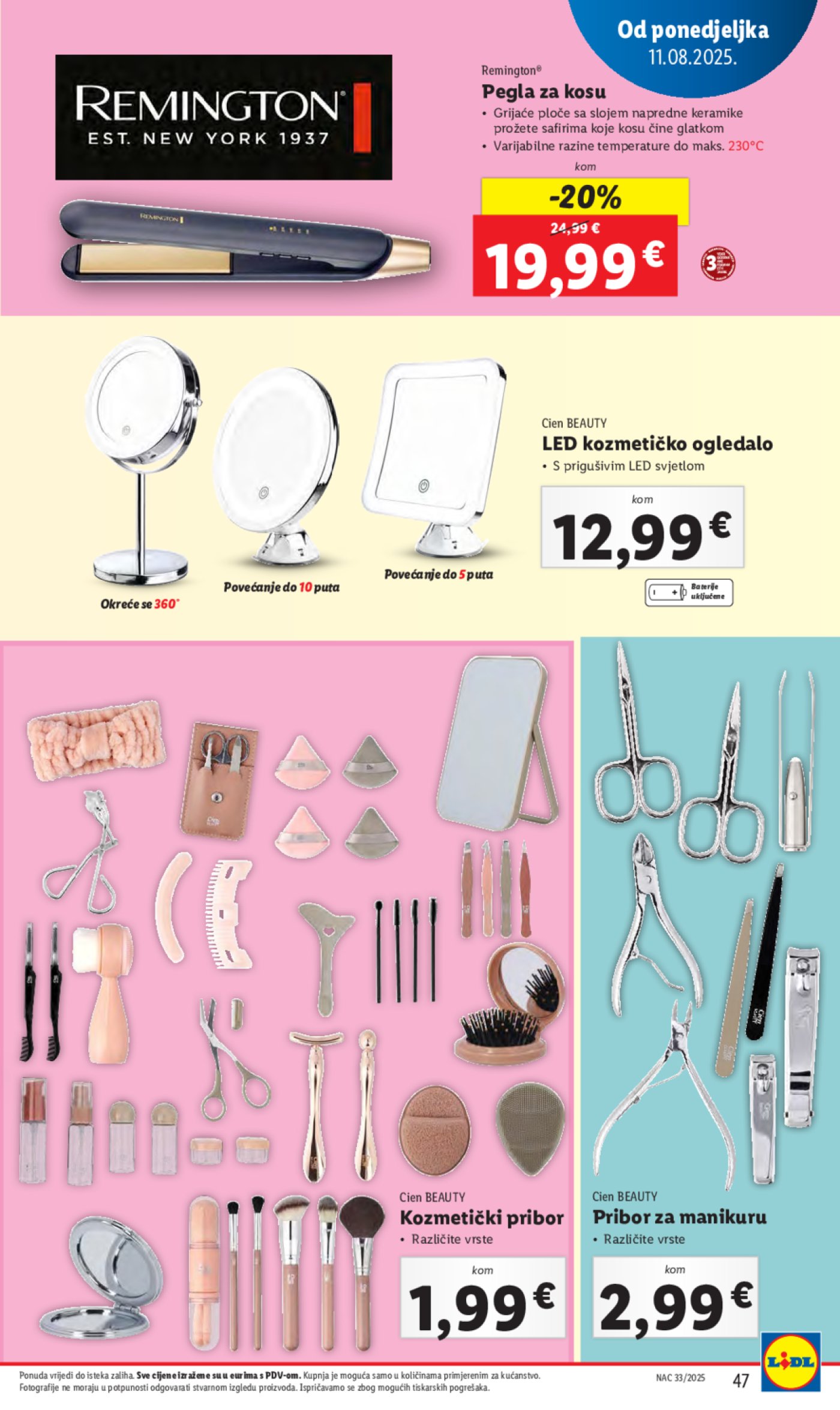 Lidl katalog Super ponuda od ponedjeljka 11.08.-17.08.2025.