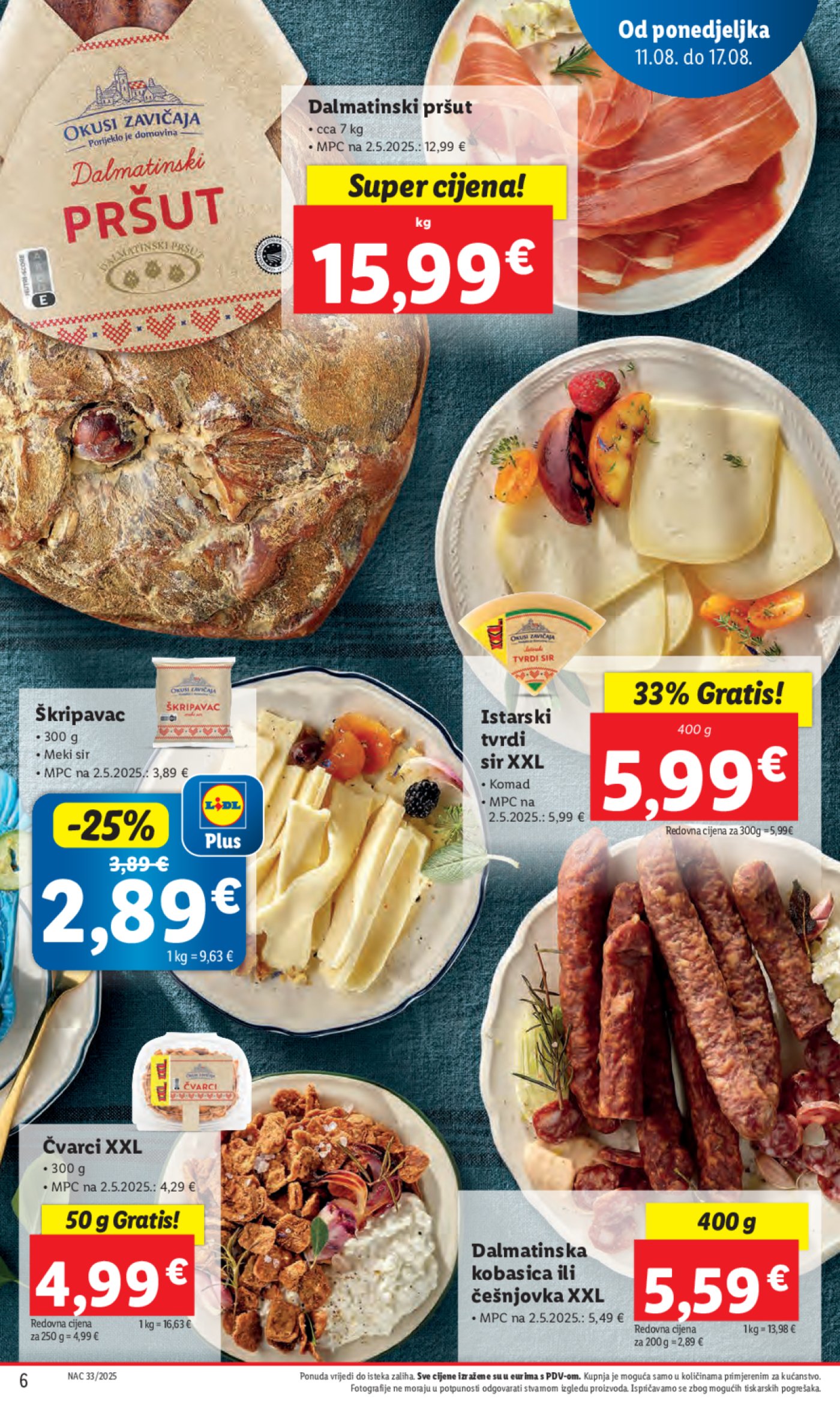 Lidl katalog Super ponuda od ponedjeljka 11.08.-17.08.2025.