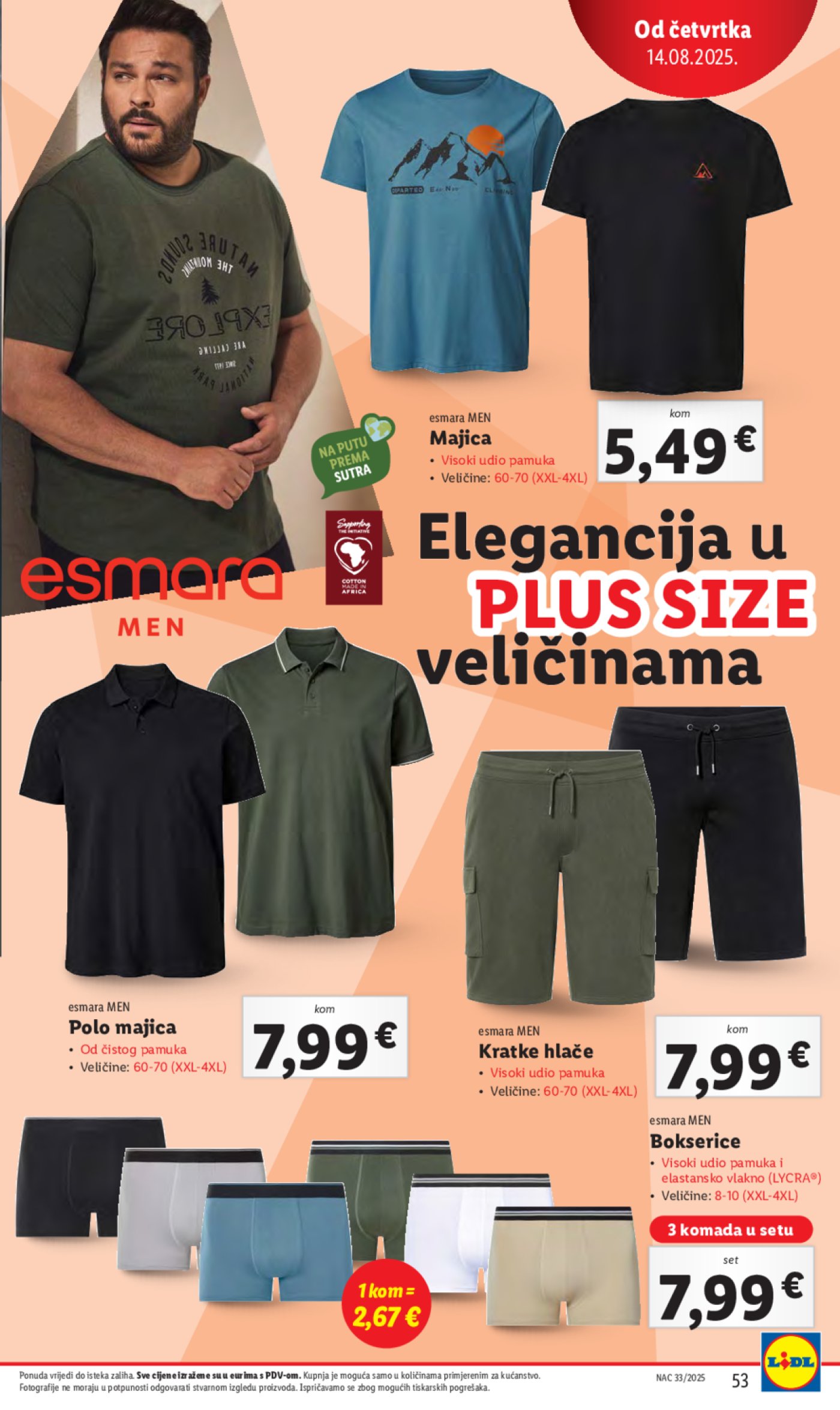 Lidl katalog Super ponuda od ponedjeljka 11.08.-17.08.2025.