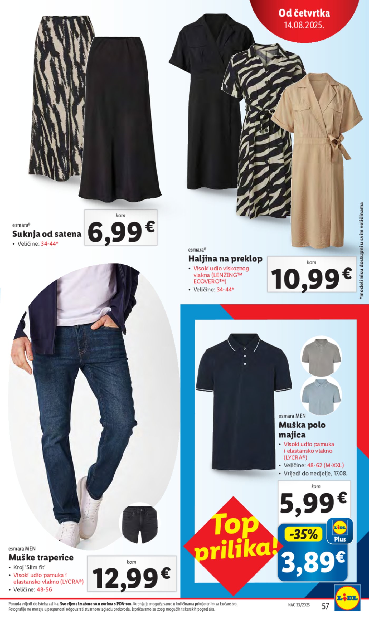 Lidl katalog Super ponuda od ponedjeljka 11.08.-17.08.2025.