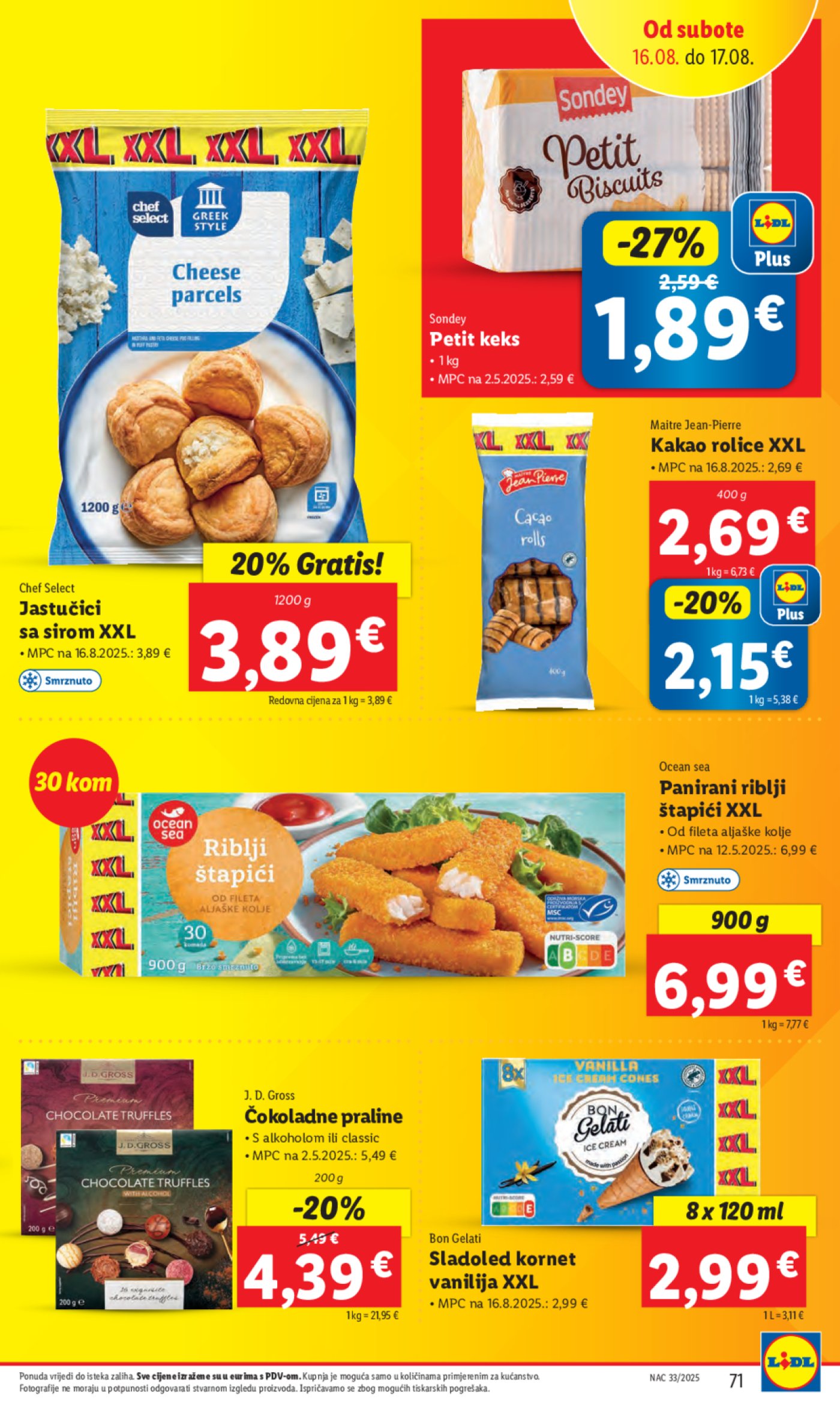 Lidl katalog Super ponuda od ponedjeljka 11.08.-17.08.2025.