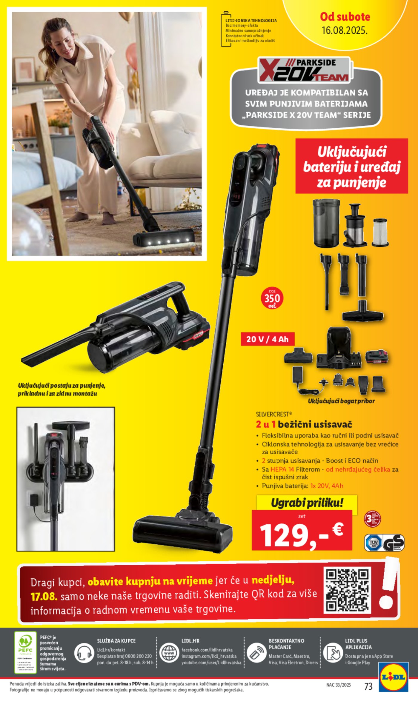 Lidl katalog Super ponuda od ponedjeljka 11.08.-17.08.2025.