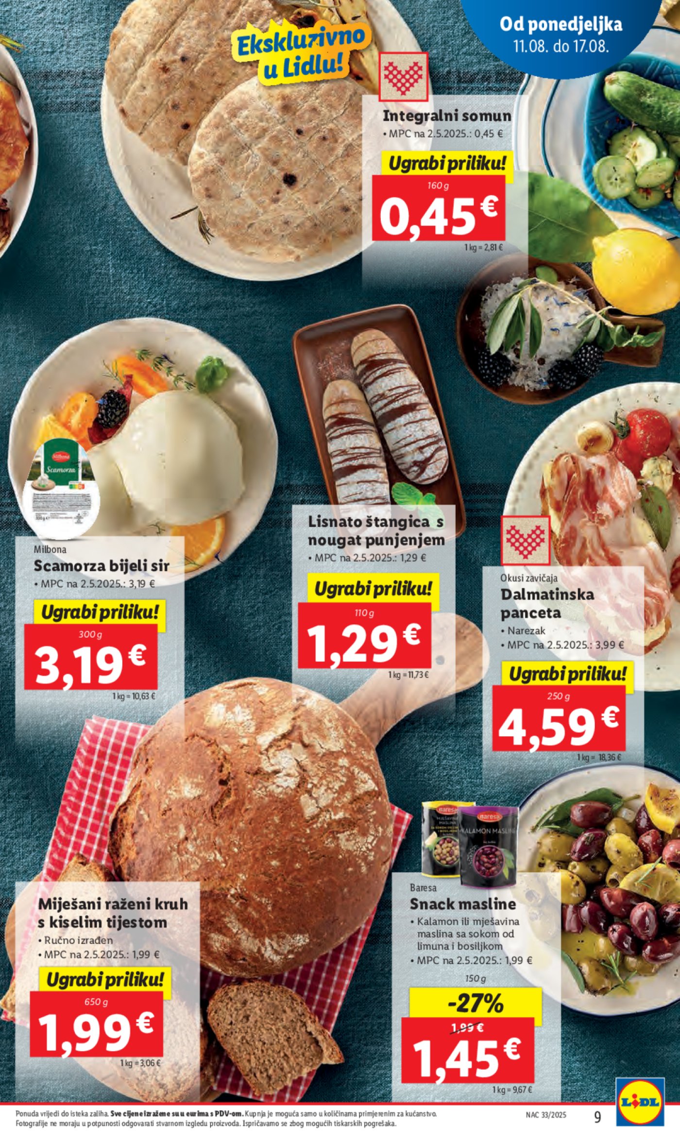 Lidl katalog Super ponuda od ponedjeljka 11.08.-17.08.2025.