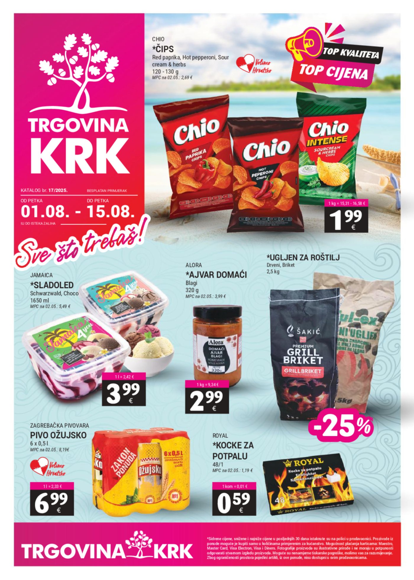Trgovina Krk katalog Akcija 01.08.-15.08.2025.