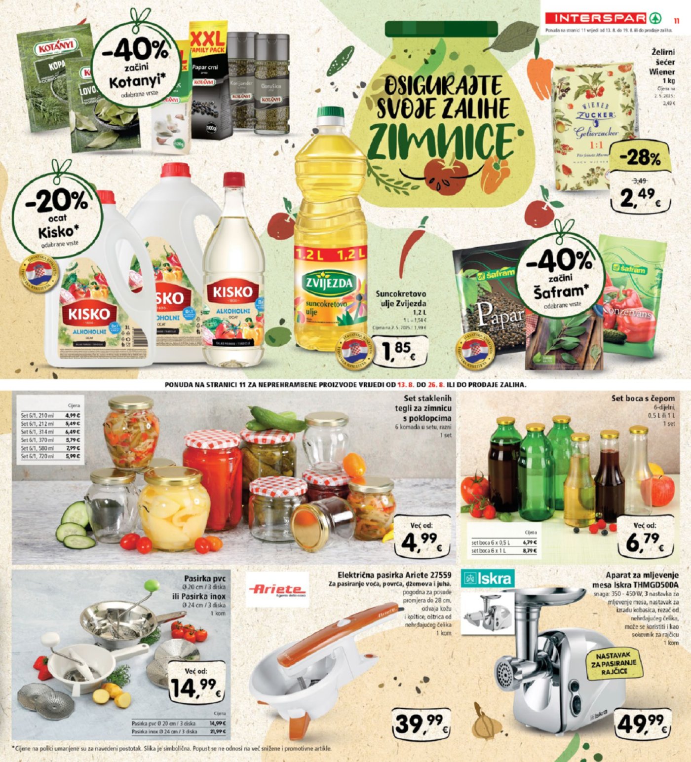 INTERSPAR katalog Akcija 13. 08. - 19. 08. 2025.