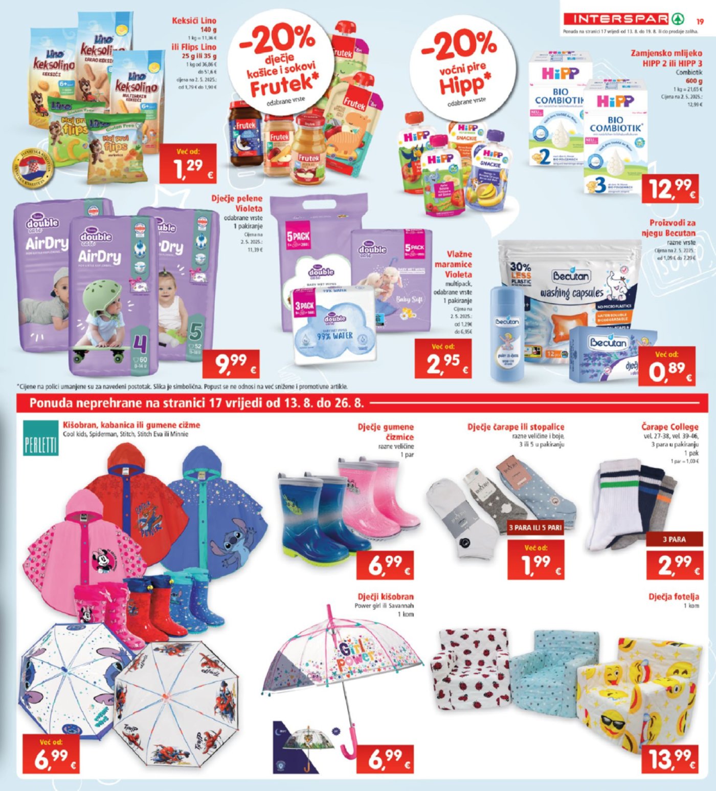 INTERSPAR katalog Akcija 13. 08. - 19. 08. 2025.