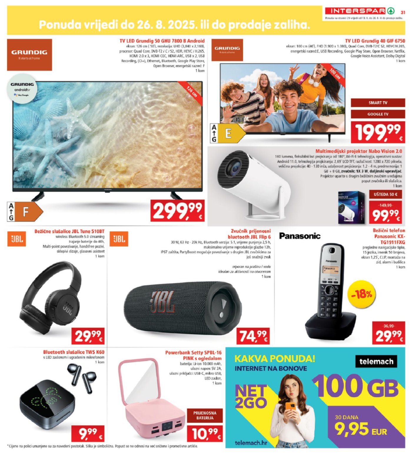 INTERSPAR katalog Akcija 13. 08. - 19. 08. 2025.