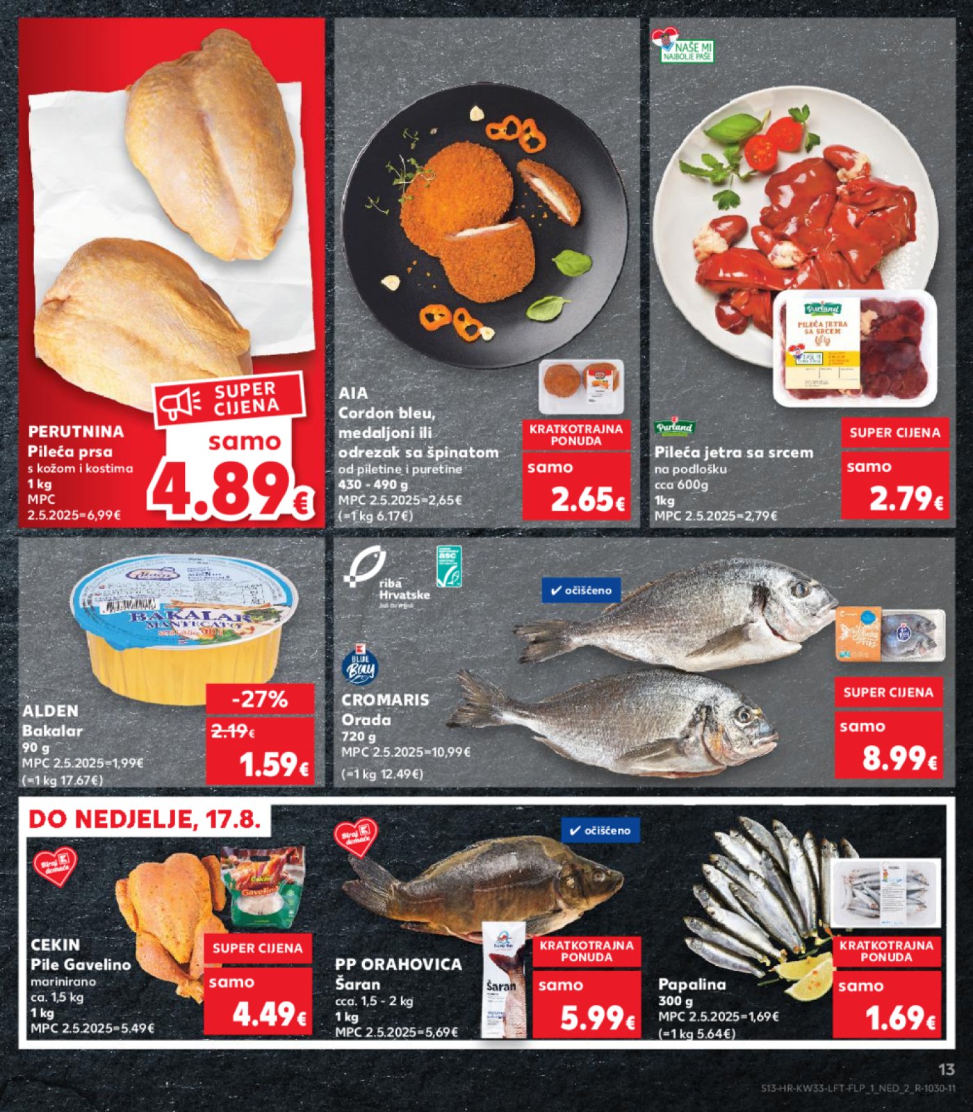 Kaufland katalog Akcija 13. 08. - 19. 08. 2025. Odabrane poslovnice