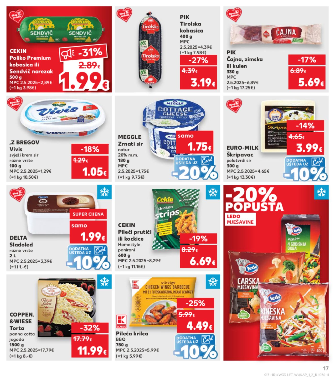 Kaufland katalog Akcija 13. 08. - 19. 08. 2025. Odabrane poslovnice