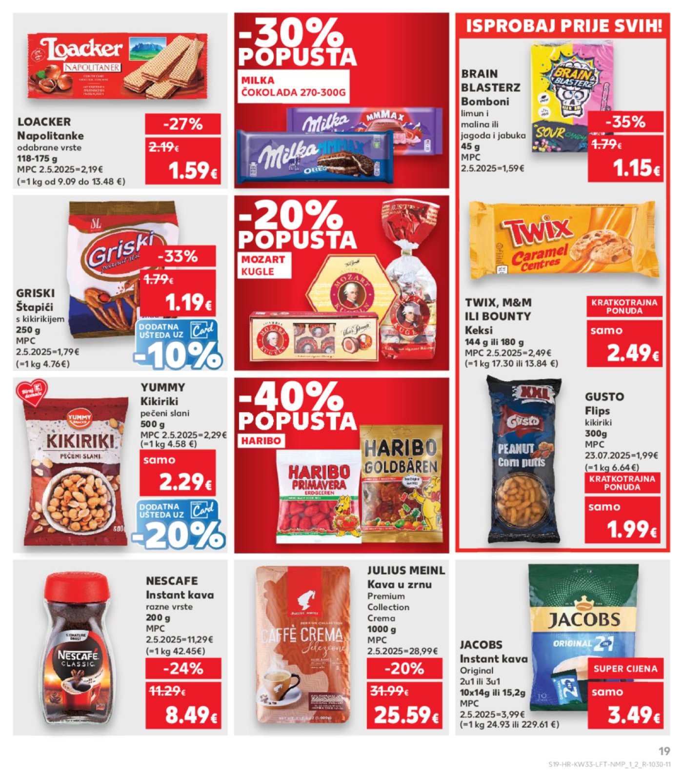 Kaufland katalog Akcija 13. 08. - 19. 08. 2025. Odabrane poslovnice